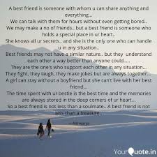 Best friend memes can be a little saucy, a little sassy, and sometimes sentimental. A Best Friend Is Someone Quotes Writings By Aishwarya Rao Shekharmantri Yourquote