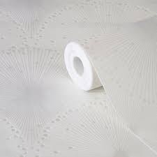Art de papier blanc diamond check cross vortex frame line, fond de décoration élégante pour carte de voeux de bannière web. Papier Peint Vinyle Sur Intisse Goodhome Zamia Blanc Et Argent 53 Cm Castorama