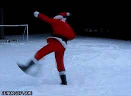 Dancing Santa Animated Gif Video Funny Santa Pictures Christmas Humor Holiday Humor Gif for twitter gif for facebook. dancing santa animated gif video
