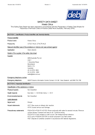 Sds sheets and directions and parts are below labels: Index Of Contents Media Msds