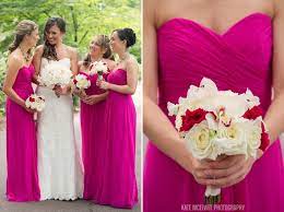 26 Bride Bridesmaids And Flowers Hot Pink Fuschia Fuschia Wedding Fuschia Bridesmaid Dresses Pink Bridesmaid Dresses