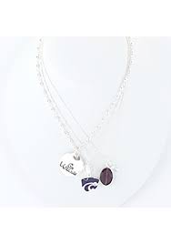 k state wildcats trio necklace 37170189