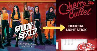 194 x 179.6 x 57.2mm (7.63 x 7.07 x. Cherry Bullet Releases Their Official Lightstick With A Unique Design Koreaboo