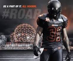 The lions revealed their new 60th season logo earlier this year as well which was designed by a local artist. 2014 British Columbia Lions Football Club S Gunmetal Third Jersey Uniform Lions Football Football Club Canadian Football League