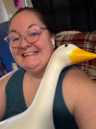 I was gifted my first goose! I can't decide what to name him or what outfit  to get!