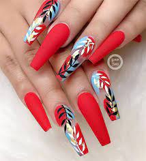Colección de leo setentayuno • última actualización hace 6 semanas. Fascinating Acrylic Red Nails Designs For You Unas Rojas Y Negras Gel De Unas Unas Postizas De Gel