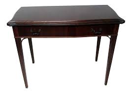 Beautiful Mahogany Console Table That Opens Up To Game Table Card Table Or Dining Table That Will Seat Four Closed 40 X 20 X Console Table Table Table Games
