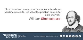 El día que se inmunizó se robó la atención de todos por su nombre, idéntico al. William Shakespeare Sobre Los Cobardes Los Valientes Y La Muerte William Shakespeare Shakespeare Pensamientos