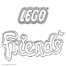 Free, printable and downloadable resources in jpg and pdf format. Lego Friends Logo Coloring Page Coloring Pages Printable Com