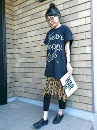 きい blumarineのワンピースを使ったコーディネート wear 夏 ファッション ファッション バンドtシャツ コーデ