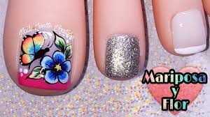 Ver más ideas sobre diseños de uñas pies, arte de uñas de pies, uñas de los pies bonitas. Diseno De Pie Flor Y Mariposa En Colores Alegres Unas Decoradas Para Pie Unas Manos Y Pies Unas Sencillas Y Bonitas Unas Pies Decoracion