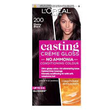 Ebony hairstyles scrunch the hair between the palms la riche directions hair dye 88ml (ebony). Casting Creme Gloss 200 Ebony Black Semi Permanent Hair Dye Superdrug