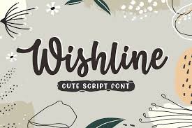 Wishline Cute Script 838772 Calligraphy Font Bundles Script Script Fonts Download Script Fonts