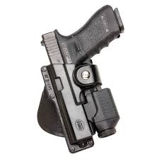 Fobus Paddle Tactical Light Bearing Holster For The Glock 17 22 Or 31 With Accessory Rail Glockmeister Com