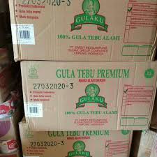 Gula pasir gulaku premium 1 kg. Gula Pasir Gulaku 1kg 1 Karton Khusus Gosend Grab Shopee Indonesia