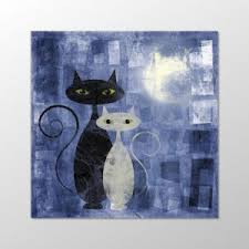 Atl Dekor Adli Kullanicinin Kanvas Tablo Panosundaki Pin Black Cat Sanat Tablolar Kedi Sanati