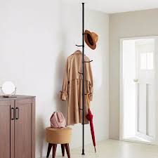 突っ張り棒 つっぱり棒 突っ張り 棒 ハンガーラック ランドリーラック フック スリム スチール おしゃれ 壁面 収納 ランドリー収納 天井収納 インテリア 家具 ハンガーラック スリム