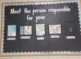 Meet The Person Responsible For Your Grade Google Search Middle School Classroom Decor School Displays Middle School Classroom