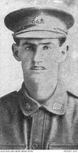 Studio portrait of 3726 Private (later Lance Corporal) Arthur Thomas  Cairns, 13th Battalion, of ...