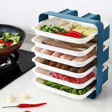 Fresh and easy vegetable recipes that david frenkiel, luise vindah, green kitchen at home: 6 Layers Creative Wall Mounted Kitchen Side Dish Plate Fruit Vegetable Storage Holder Wall Hanging Shelves Pantry Organizer Box Cooking Tool Sets Aliexpress