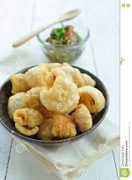 Pork Rinds Also Known As Chicharon Or Chicharrones Deep Fried P Stock Image Image Of Popular Cholesterol 77638473