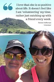 When Carla first met Renee Heffernan last year, she used to be very shy and  hide her face. Now the two are inseparable