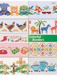 Counted cross stitch borders patterns. Counted Cross Stitch Patterns Counted Cross Stitch Colorful Borders