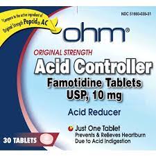 Famotidine 10mg Heartburn Relief Tablets 30 Box Heartburn Heart Burn Remedy How To Relieve Heartburn
