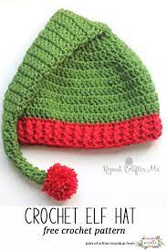 Crochet Last Minute Christmas Patterns Sewrella Crochet Elf Hat Pattern Crochet Elf Hat Crochet Christmas Hats
