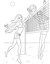 Pack these spring printables into a picnic basket for a family outing. Printable Volleyball Coloring Pages Coloringme Com