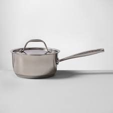 While stainless steel is more expensive than mild steel, its excellent properties lead to increased stainless steel is an exceedingly versatile material. Stainless Steel Covered Saucepan Made By Design Target