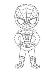 Di spider man da colorare e stampare con disegni spiderman da avec. Disegni Di Spiderman Da Stampare E Colorare Pdf A4 Bianco Nero Gbr
