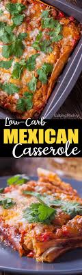 Chicken breast simmered with a spicy black bean and. Low Carb Mexican Casserole Recipe Perfect For Ww Eating Richly