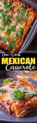 Just layer the tortillas, sauce and cheesy spinach filling the way you would lasagna and have the casserole in the oven in 20 minutes. Low Carb Mexican Casserole Recipe Perfect For Ww Eating Richly