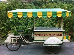 Vintage Indonesian Handmade Bicycle Cart For Sale Bike Food Food Cart Bicycle Cart