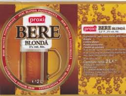 Profi rom food general information. Drink Label Bere Blonda Proxi S C Profi Rom Food S R L Romania Col Ro Beer 000043