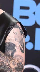 Miley cyrus revealed a new tattoo on the red carpet at the mtv video music awards in august 2014. Sonja Yelich On Twitter I Love Post Malone S Johnny Cash Tattoo And Also I Won T Be Getting One