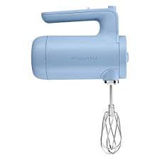 This cordless hand blender lets you make smoothies, shakes, soups, and more, without any fussy wires getting in the way. Kitchenaid Khmb732vb Cordless Hand Mixer 7 Speed Blue Velvet Pricepulse