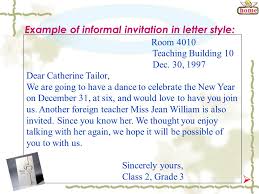 Write a letter to your friend inviting her to join your birthday party. Invitation Letters Cards Ppt Download
