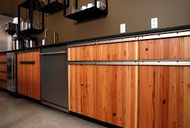 reclaimed lumber kitchen cabinets