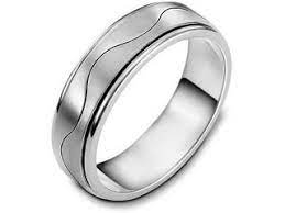 Men S Wave Wedding Rings Surf Wave Rings Wedding Bands Wedding Ring Redesign Couples Ring Set