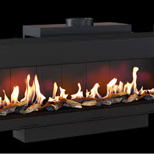 Gaskamine können durch ein schönes flammenbild und eine beachtliche heizleistung überzeugen. Gaskamin Gasofen Leo 200 Panorama Fur Erdgas G20 8 5 17 0 Kw L 2 07m Trace L T D