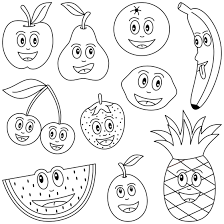 Imagini Pentru Fise De Colorat Legume Si Fructe Fruits For Kids Fruit Cartoon Fruits Drawing
