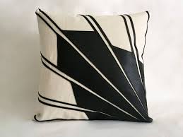 Black And Gold Art Deco Cushions Art Deco Pillow Black And White Pillows Geometrical Pattern Etsy In 2020 Black And White Pillows Handmade Decorative Pillow Soft Furnishings Cushions