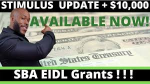Second Stimulus Check Update 10 000 Grant Available Now Sba Eidl Loan Youtube
