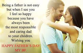 Realistic happy fathers day blue greeting card. Happy Fathers Day To Boyfriend National Day Review