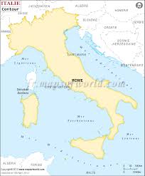 L'un des aspects les plus remarquables de l'italie est que chaque endroit est unique et rempli de merveilles. Carte Muette Italie Italie Vierge Carte