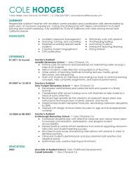 Creating a resume or cv for a teacher with no experience can be a little challenging for most graduates. 12 Amazing Education Resume Examples Livecareer