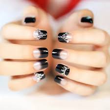 Mi instagram carolina.jara.73 cv nails www.cvnailsupply.com424 s. Cobertura Total De Puntas De Unas Acrilicas 22 Uds Unas Postizas Negras Y Transparentes Diamantes De Imitacion Predisenados Unas Postizas Francesas Cortas Z394 Nail Tips Black Fake Nail Tipsfull Cover Nail Tips Aliexpress