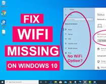 Image of network settings window showing WiFi connection options